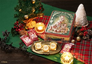 東京ばな奈“ミッキーのクリスマス限定スペシャル缶”登場へ！　イヤープレート付きセットも