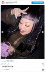 渡辺直美がAcne Studiosのショーで披露したヘアスタイル ※「渡辺直美」インスタグラム