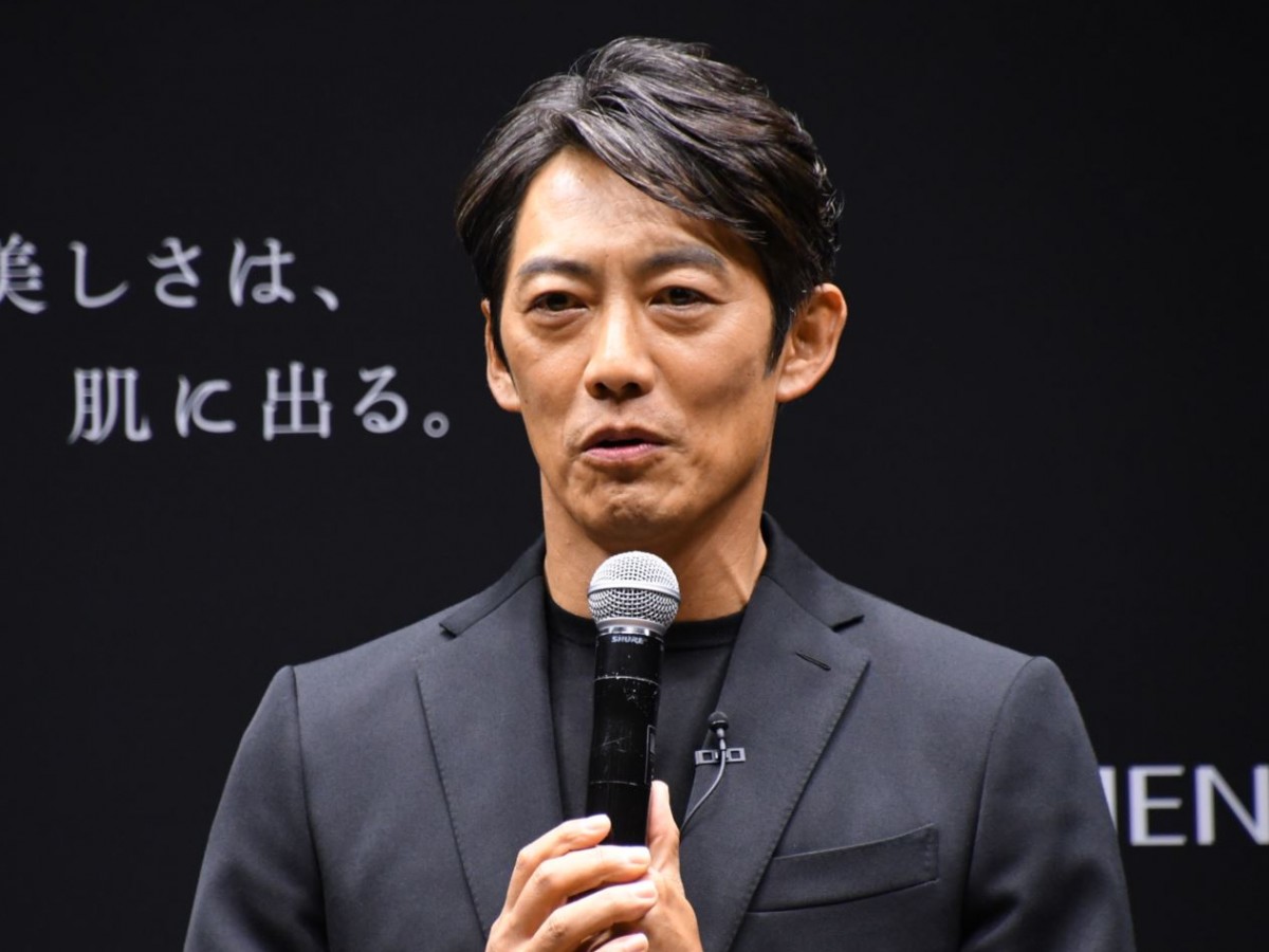 「SHISEIDO MEN」新プロモーション発表会に出席した反町隆史