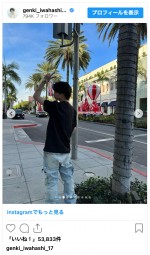 両腕を彩るタトゥーもスタイリッシュな岩橋玄樹の近影　※「岩橋玄樹」インスタグラム