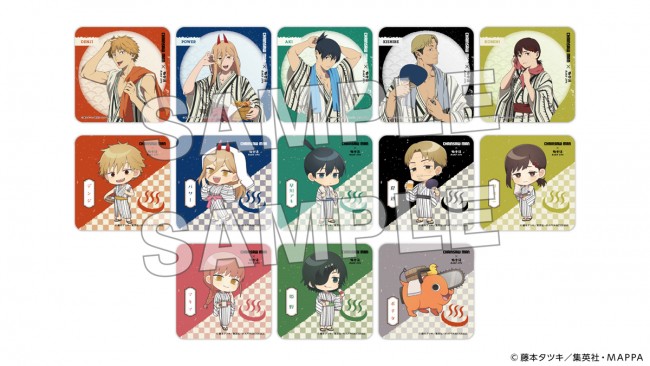 チェンソーマン　極楽湯　コラボ　缶バッジ　デンジ　等身 チェンソーマン 極楽湯 コラボ 缶バッジ デンジ 等身 チェンソー