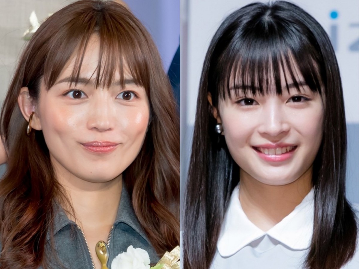 (左から)川口春奈、広瀬すず