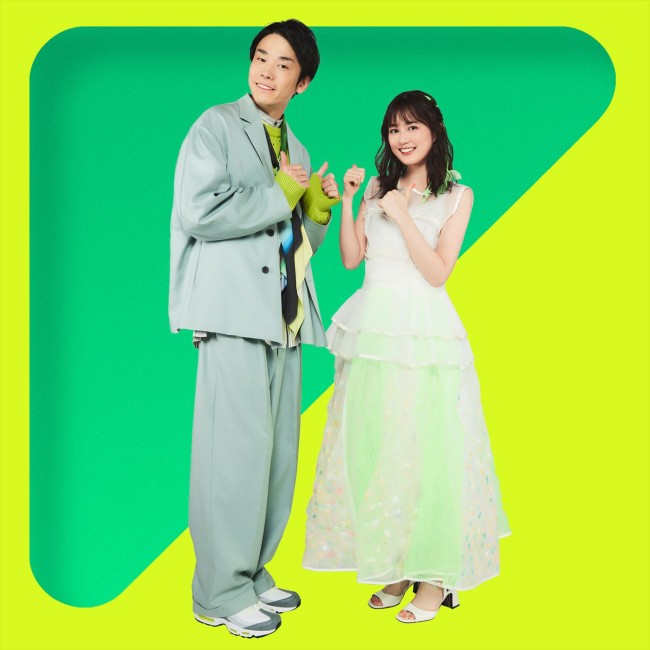 『第74回NHK紅白歌合戦』に特別企画で出場するハマいく(左から)濱家隆一(かまいたち)と生田絵梨花