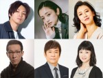 ドラマ『パティスリーMON』に出演する（上段左から）桐山漣、安達祐実、戸田菜穂、（下段左から）阪田マサノブ、内場勝則、未知やすえ