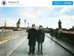 【写真】King Gnu井口理、ドイツで実兄と“顔出し”2ショット「離れると寂しいもんだ」としみじみ