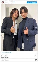 GLAY・TAKUROとの2ショット　※「福士蒼汰」インスタグラム