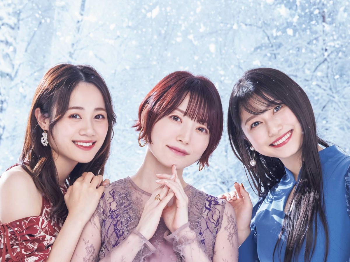 人気声優揃い踏み！ 花澤香菜、伊藤美来、雨宮天が冬ドレスで魅せる