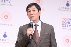 明石家さんま、「東京ドームシティ内 新劇場概要 発表会見」に登場