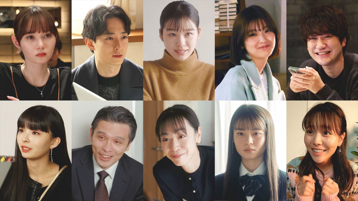 火曜ACTION!『#who am I』に出演する(上段左から)マーシュ彩、濱正悟、森田想、工藤美桜、園田祥太(ダウ90000)、(下段左から)川口ゆりな、赤ペン瀧川、遊井亮子、三浦理奈、新田さちか