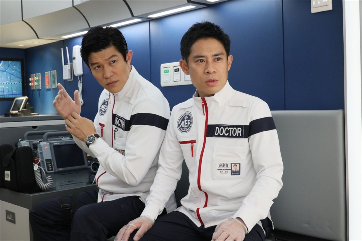 スペシャルドラマ『TOKYO MER~隅田川ミッション~』より(左から)鈴木亮平、伊藤淳史