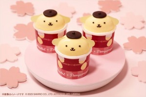 ポムポムプリンが“まるごとプリン”に！　「パステル」とのコラボスイーツ発売へ