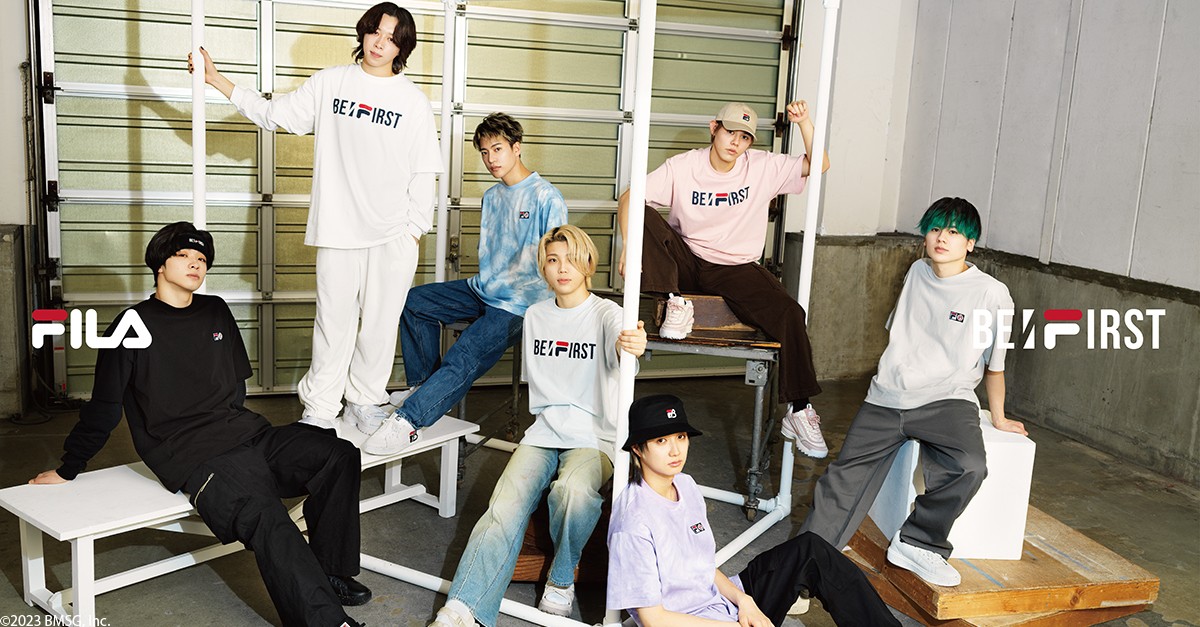 BE：FIRST×「FILA」のコラボアイテム第2弾登場へ！ 限定ノベルティも