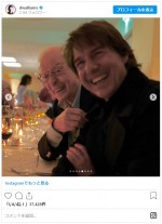 トム・クルーズ、マイケル・ケイン90歳の誕生日をロンドンでお祝い　※「デヴィッド・ウォリアムス」インスタグラム