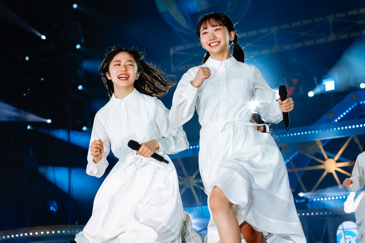 日向坂46、初スタジアムでデビュー4周年ライブ　休演の影山優佳＆山下葉留花サプライズ登場で32人全員そろう