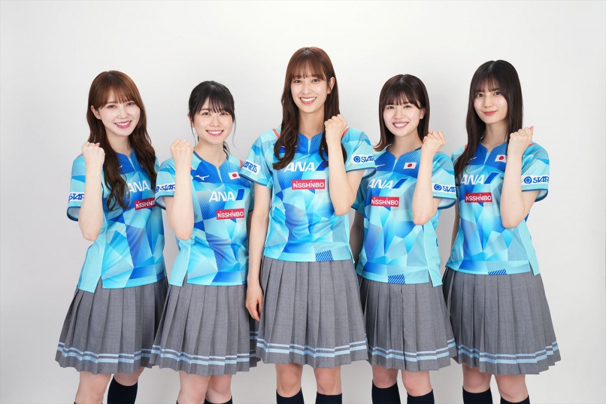 日向坂46、『世界卓球2023 南アフリカ』応援サポーターに就任　「好きの気持ちを全面に出して応援出来たら」