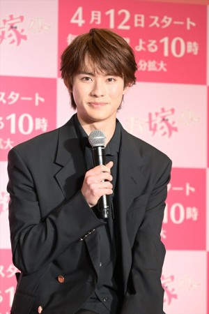 前田拳太郎、水10ドラマ『わたしのお嫁くん』制作発表に登場