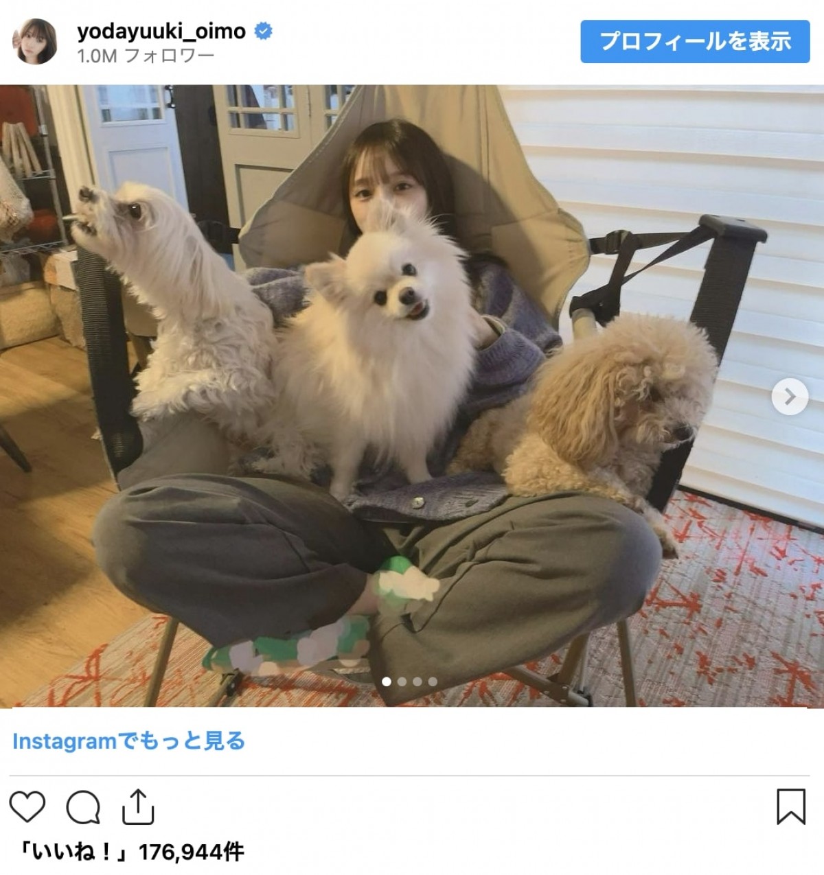 乃木坂46メンバーのインスタグラムフォロワー数トップ10　100万人超が2人