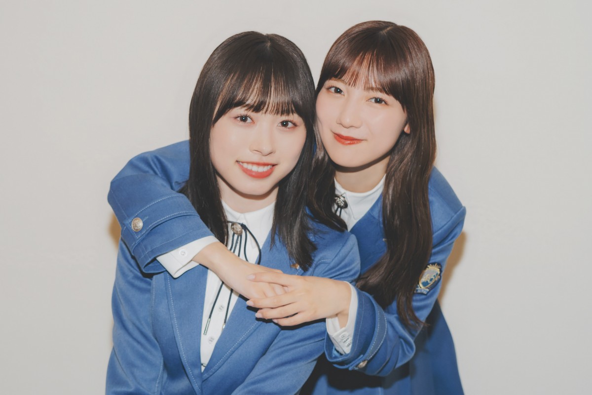 (左から)日向坂46・高橋未来虹、河田陽菜