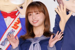 日向坂46・影山優佳、「ひなこい」コラボ開催記念『名探偵コナン 黒鉄の魚影』プレミアムトークイベントに登場