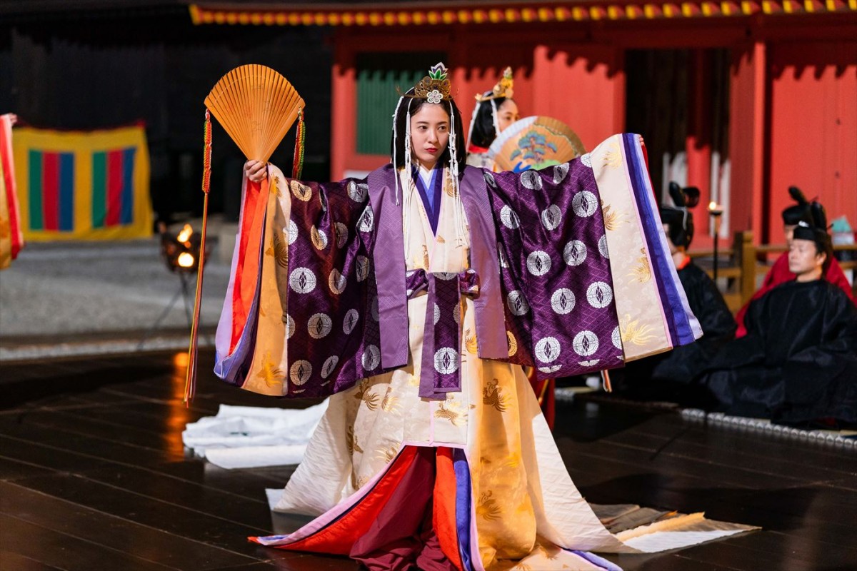 吉高由里子「自分も平安時代にワープしたかのよう」　来年大河『光る君へ』岩手ロケで“舞”を披露