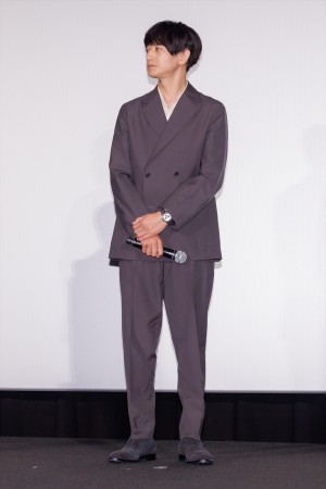 永山瑛太、映画『怪物』初日舞台挨拶に登場