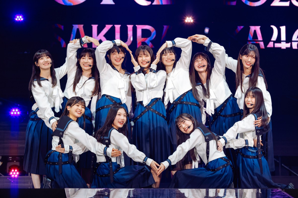 櫻坂46、ツアーファイナルで新曲「Start over!」初披露　センター藤吉夏鈴が涙