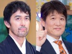 （左から）阿部寛、林修