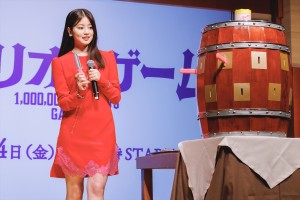 今田美桜、金曜ドラマ『トリリオンゲーム』制作発表会見に登場