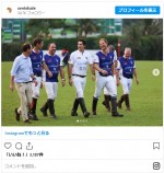 ポロのチャリティマッチを楽しむヘンリー王子　※「Sentebale」インスタグラム