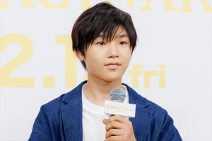 寺田心、映画『屋根裏のラジャー』製作報告会見に登場