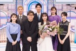 スター育成プロジェクト『私が女優になる日＿』season3　（前列左から）飯沼愛、秋元康氏、大和奈央、幸澤沙良、（後列左から）ニューヨーク（嶋佐和也、屋敷裕政）、高山一実