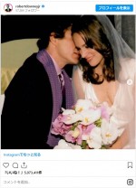 2005年に挙げた結婚式の際のロバート・ダウニー・Jr．とスーザン　※「ロバート・ダウニー・Jr．」インスタグラム