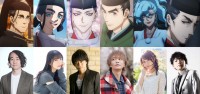 Netflixシリーズ『陰陽師』で声優を務める（左から）浜田賢二、石川由依、浪川大輔、浅沼晋太郎、佐藤利奈、岸尾だいすけ