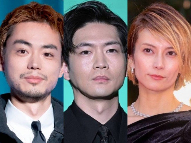 (写真左から)菅田将暉、松下洸平、柴咲コウ