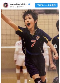 少年時代の高橋藍　※「高橋藍」インスタグラム