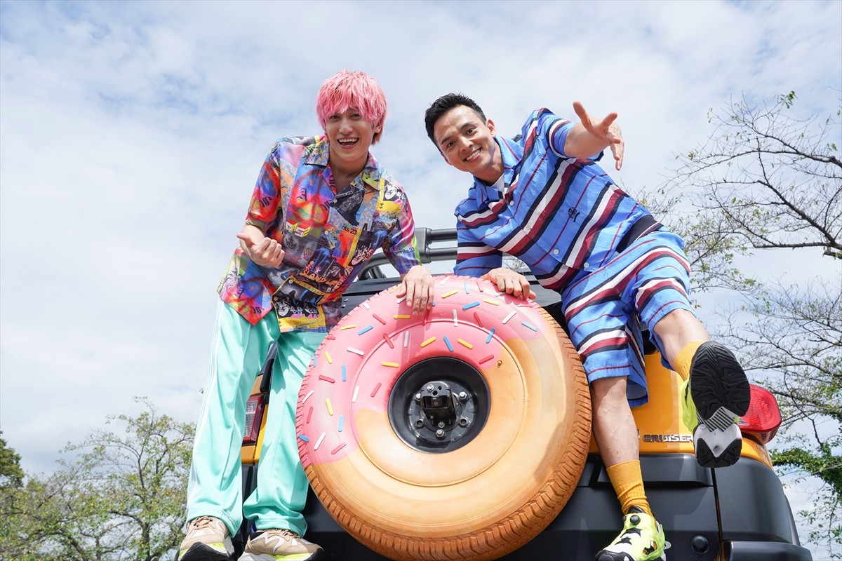 『メシドラ 兼近&真之介のグルメドライブ』メインビジュアル