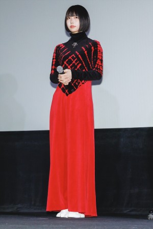 あの、映画『鯨の骨』初日舞台挨拶に登場