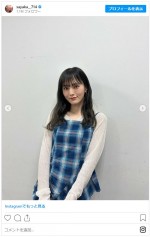 黒髪もやっぱり似合う！　※「山本彩」インスタグラム