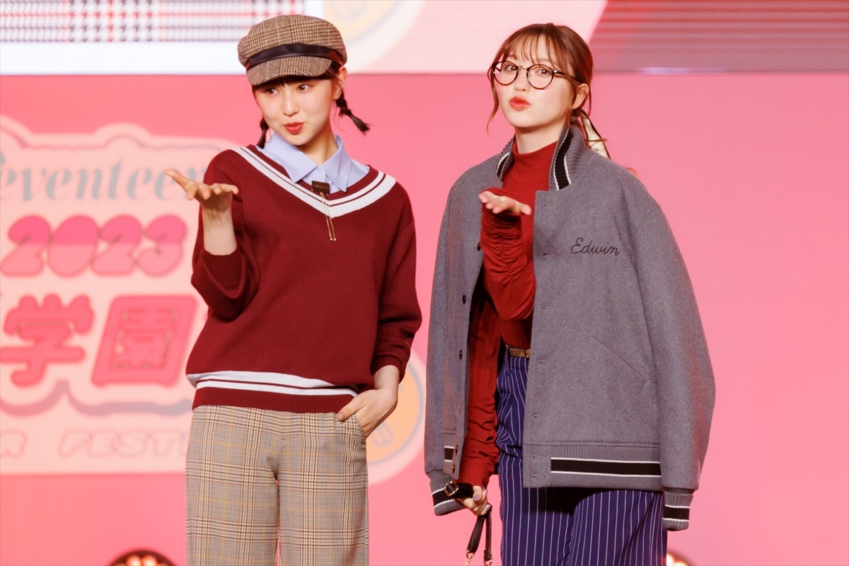 乃木坂46・久保史緒里＆日向坂46・小坂菜緒がランウェイに登場「最高の夏の思い出を作りたい」