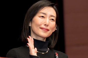 木村多江、ドラマ＆映画『マイホームヒーロー』制作発表イベントに登場