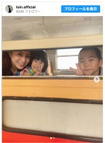 （写真左から）井川遥、倉田瑛茉、番家天嵩　※「loin.」公式インスタグラム
