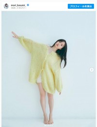 森香澄、美しいグラビアカットを公開　※「森香澄」インスタグラム