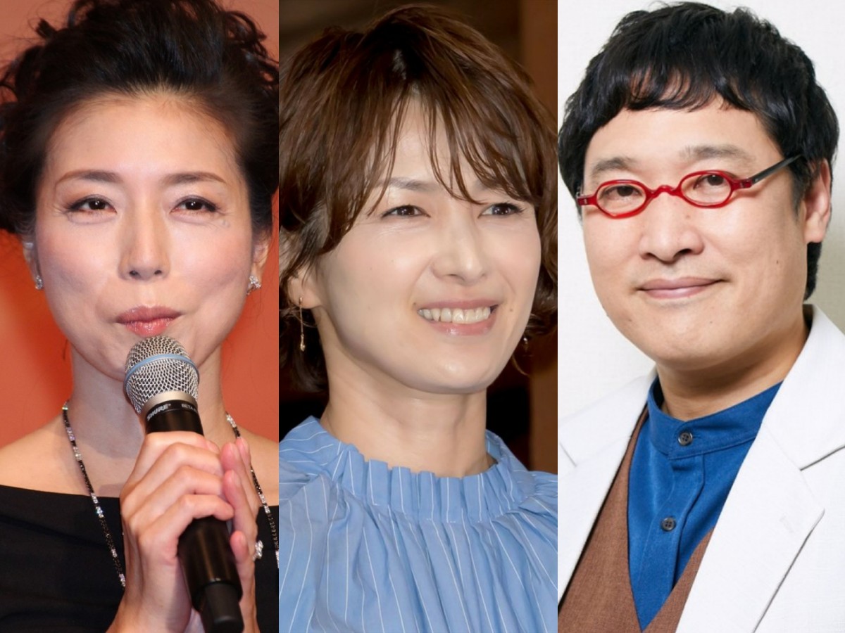 (左から)高橋ひとみ、吉瀬美智子、南海キャンディーズ・山里亮太