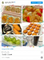 小倉優子、子どもたちの運動会で作ったお弁当を公開　※「小倉優子」インスタグラム