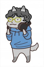 アニメ『貼りまわれ！こいぬ』meiyo犬