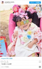 柳原可奈子、3歳長女の七五三をお祝い ※「柳原可奈子」インスタグラム