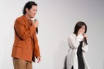 映画『人生に詰んだ元アイドルは、赤の他人のおっさんと住む選択をした』公開記念舞台挨拶の様子