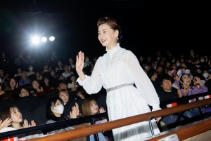 映画『ウィッシュ』ジャパンプレミアイベントに登場した檀れい