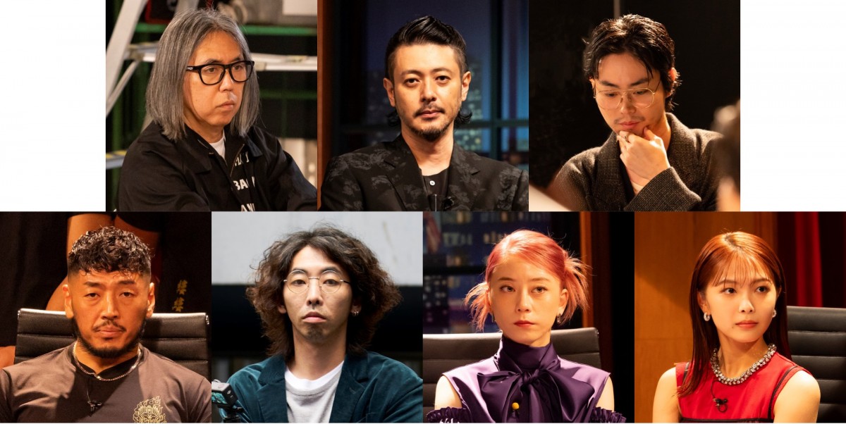 ドラマ『THE TRUTH』に出演する(上段左から)藤原ヒロシ、オダギリジョー、菅田将暉(下段左から)後藤剛範、柄本時生、SUMIRE、寺本莉緒
