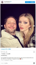 グウィネス・パルトローの娘アップル　※「デレク・ブラスバーグ」インスタグラム